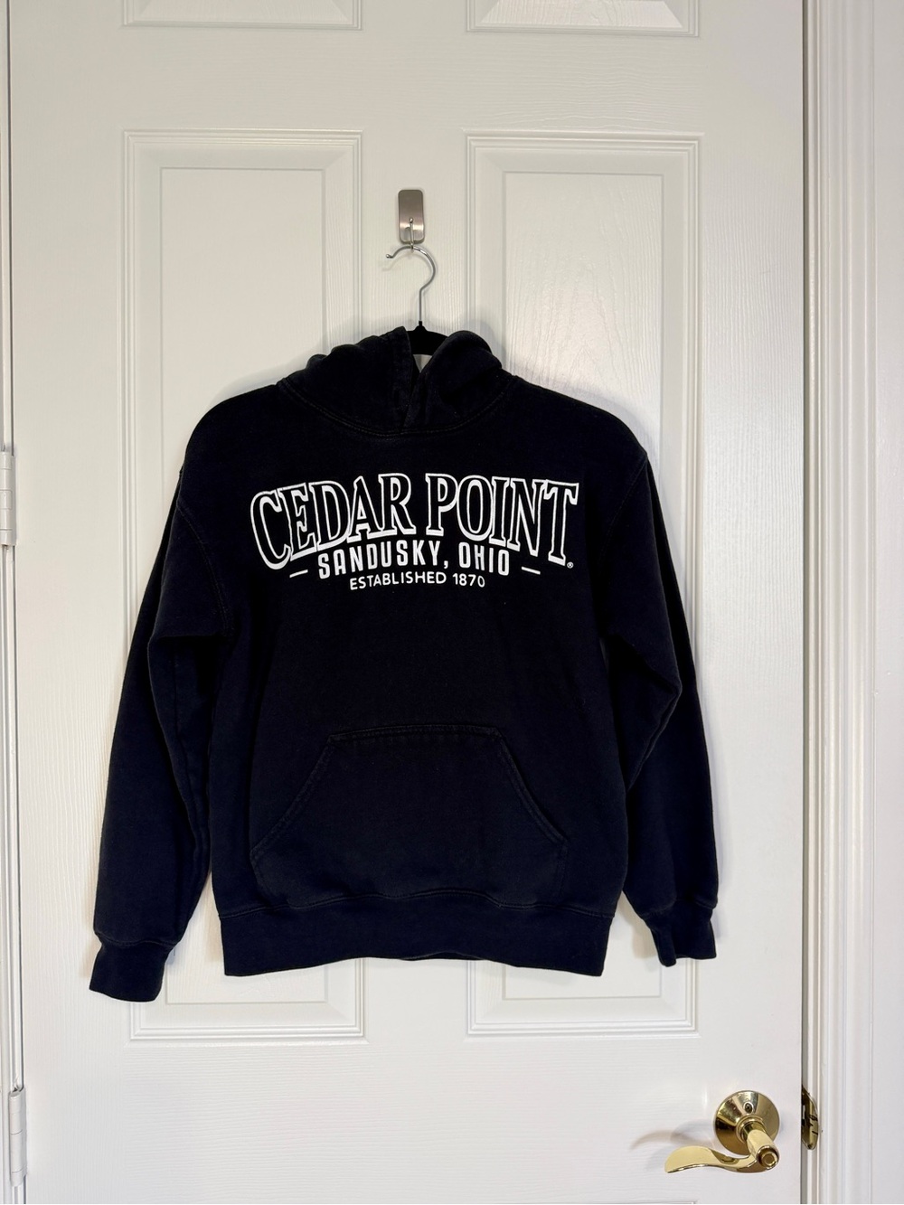 Cedar Point Black Pullover Hoodie